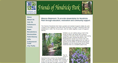 Desktop Screenshot of friendsofhendrickspark.org